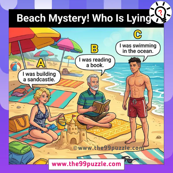Beach mystery: Who is lying? Beach mystery: Who is lying?