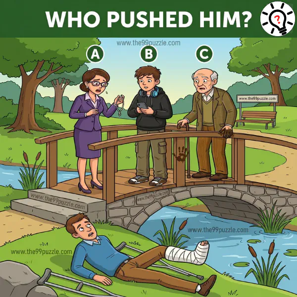 Who pushed him? Who pushed him?