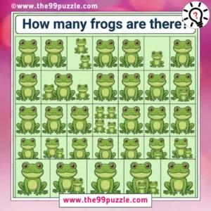 How many frogs are there? - Puzz664 How many frogs are there?