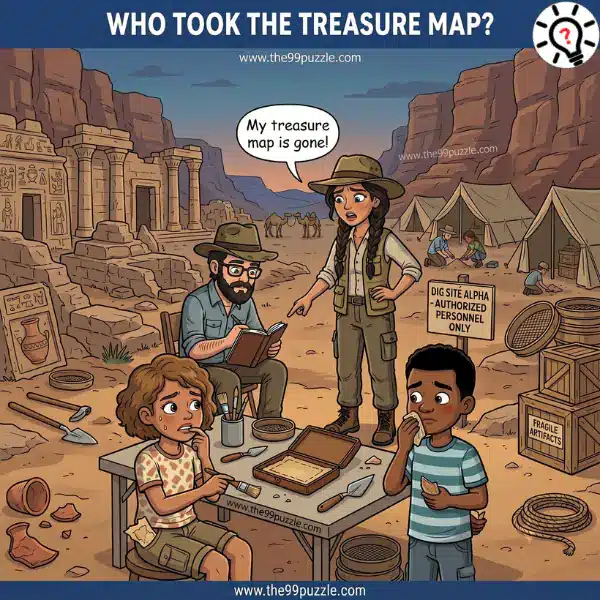 Interactive Riddle: Who Took the Treasure Map? Interactive Riddle: Who Took the Treasure Map?