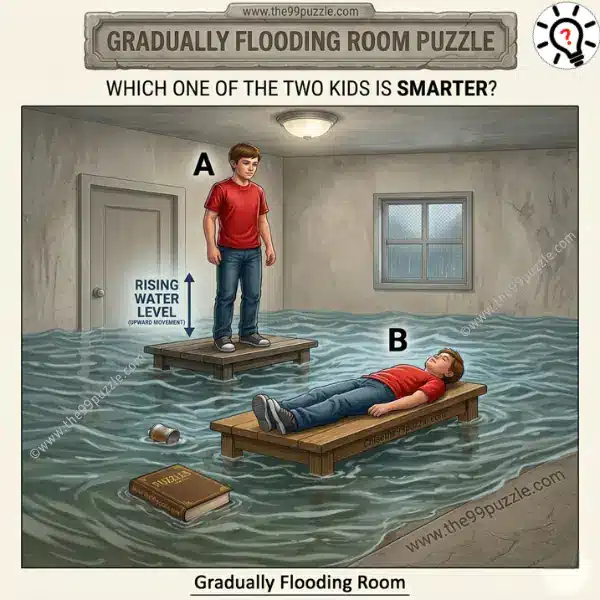 Brain Teaser: Who is Smarter in the Flooding Room? Brain Teaser: Who is Smarter in the Flooding Room?