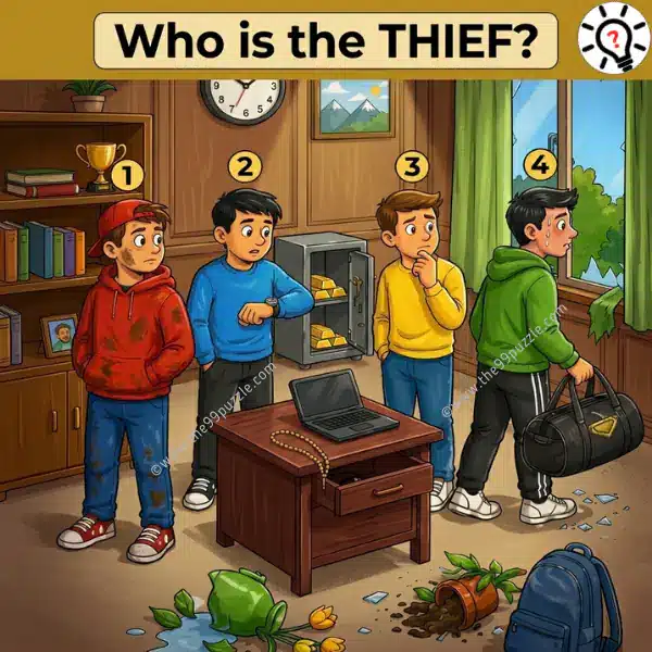Test Your Detective Skills: Find the Robber in 10 Seconds Test Your Detective Skills: Find the Robber in 10 Seconds