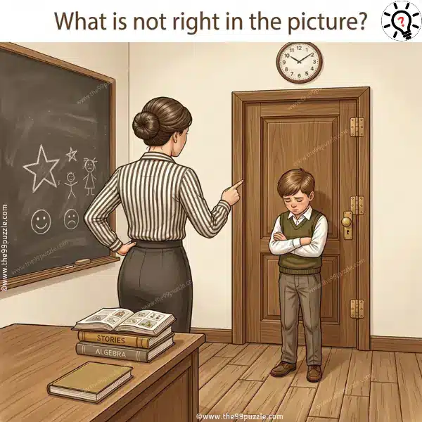 Classroom Brain Teaser: What Is Not Right in the Picture? Classroom Brain Teaser: What Is Not Right in the Picture? – Puzz710