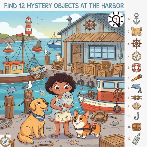 Harbor Adventure: Find 12 Mystery Objects Harbor Adventure: Find 12 Mystery Objects