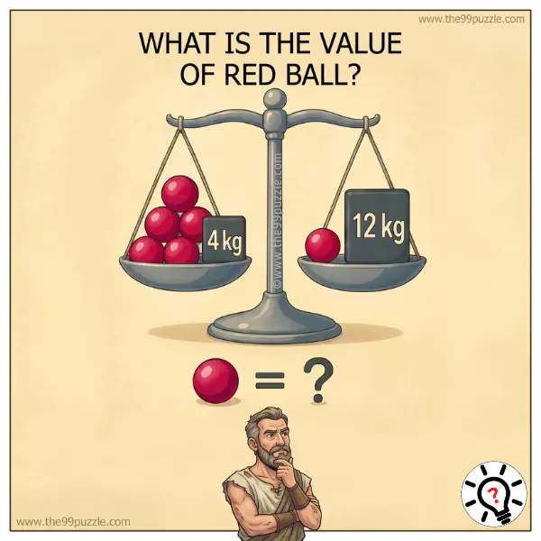 Fun Balance Puzzle: What is the Value of the Red Ball? Fun Balance Puzzle: What is the Value of the Red Ball?
