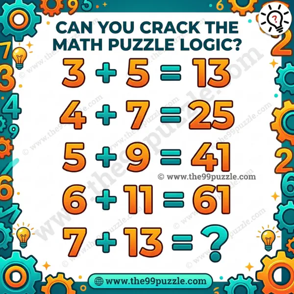 Math Brain Teaser: Crack the Logic of this Addition Sequence Math Brain Teaser: Crack the Logic of this Addition Sequence – Puzz712