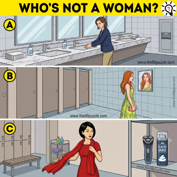 Brain Teaser for Sharp Eyes: Who Is Not a Woman? Brain Teaser for Sharp Eyes: Who Is Not a Woman? – Puzz713