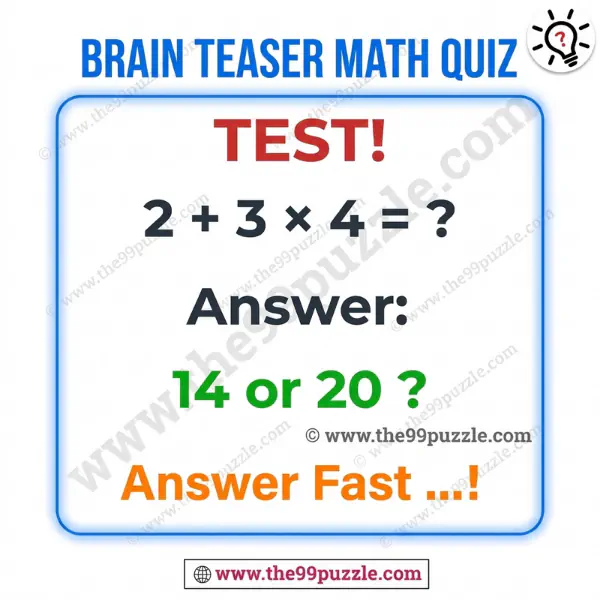 Tricky Math Brain Teaser: Why Do Most People Get This Wrong? Tricky Math Brain Teaser: Why Do Most People Get This Wrong? – Puzz716