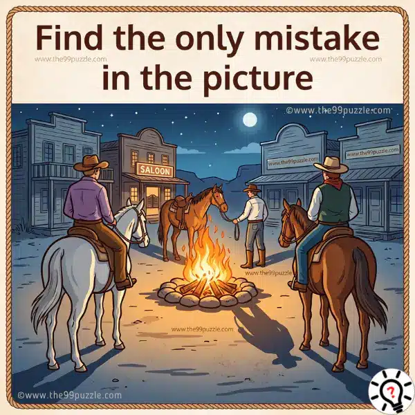 Wild West Picture Puzzle: Find the Hidden Mistake Wild West Picture Puzzle: Find the Hidden Mistake – Puzz723