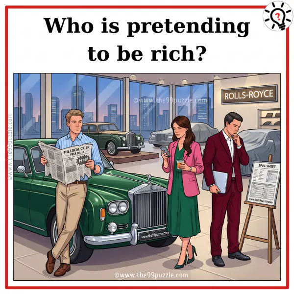 Spot the Clues: Who is Pretending to be Rich? Spot the Clues: Who is Pretending to be Rich? – Puzz733