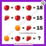 Fruits Pictures Math Equation For Teens | Fruit Puzzles | The 99 Puzzle