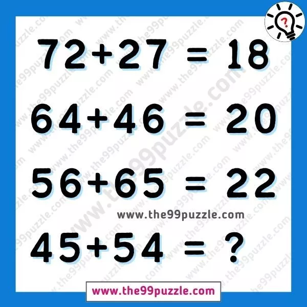 Fun Math Logical Reasoning Puzzle: Can you solve this question? - The