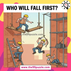Visual Riddles: Who will fall first?
