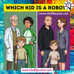 Which kid is a robot?
