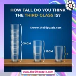 How tall do you think the third glass is? – Puzz606