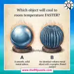 Which object will cool to room temperature faster? – Puzz624