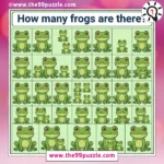 How many frogs are there? – Puzz664