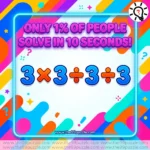 Genius Math Test: Can you solve it fast? – Puzz678