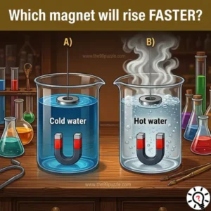 Science Brain Teaser: Which Magnet Will Rise Faster?