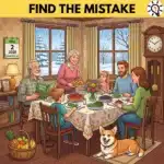 Logic Puzzle Challenge: Find the Hidden Mistake in This Dinner Scene – Puzz706