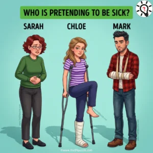 Fun Brain Teaser: Who is Pretending to Be Sick? – Puzz715
