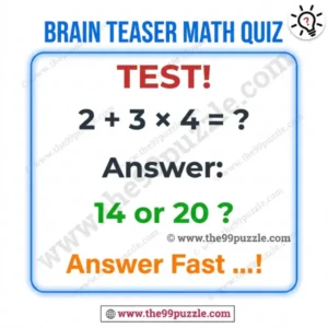 Tricky Math Brain Teaser: Why Do Most People Get This Wrong? – Puzz716